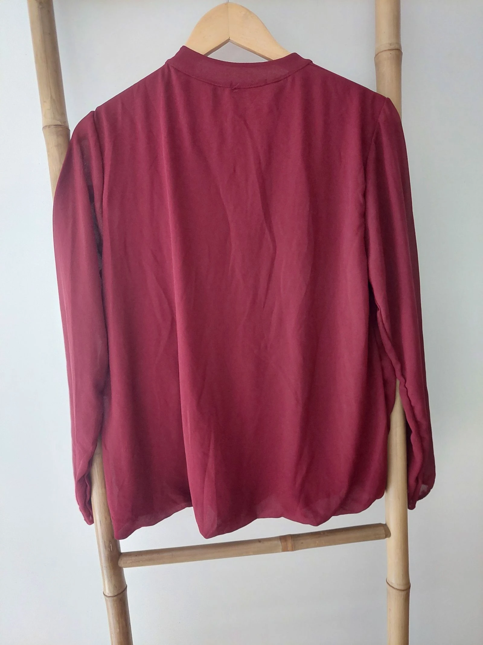 Fabriqué en Italie - Blouse bordeaux – photo 4